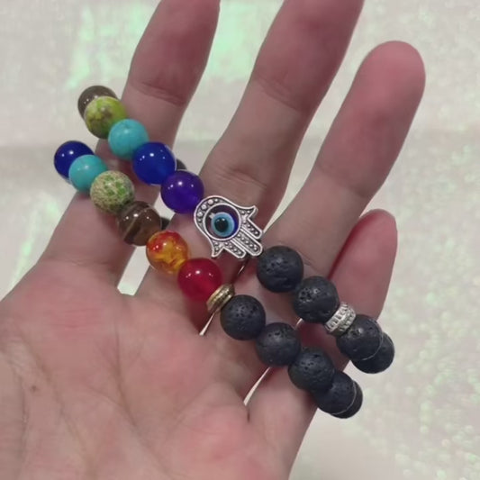 Classic 7 Chakra Beads Bracelet Pack of 1